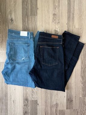 PAIGE & AG Skinny Cropped Ankle Jeans Bundle (2 Pairs)